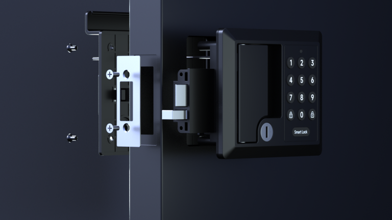 Installation of smart RV door lock